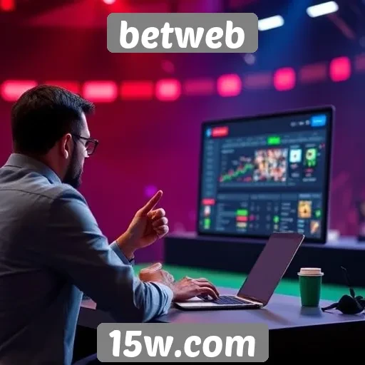 Funcionalidades interativas do site de apostas betweb